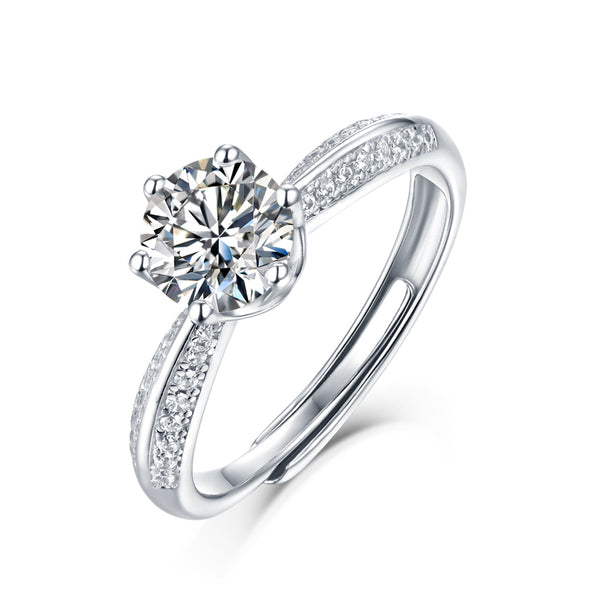 Calliope Moissanite Ring