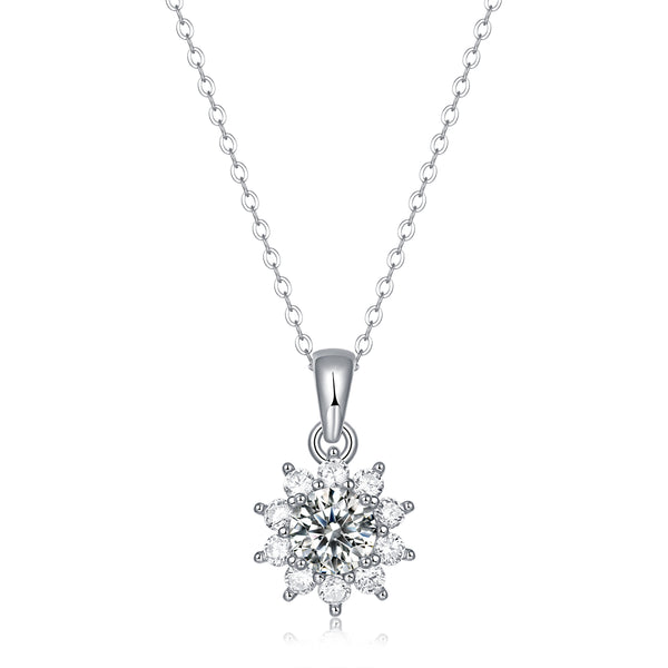 Freyja Moissanite Snowflake Necklace